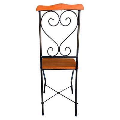 Cadeira De Jantar Conjunto Com 4 Estilo Industrial Rustica Ferro E Madeira Artesanal