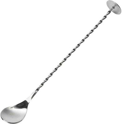 Colher Bailarina Para Suco Drinks E Batidas 29cm Inox