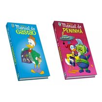 Kit Manual do Gastão &amp; Manual do Peninha Walt Disney Edição de Colecionador Editora Abril Capa Dura