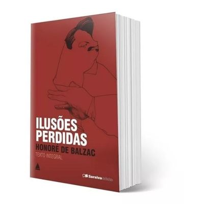 Kit Ilusões Perdidas &amp; Os Maias Honoré de Balzac e Eça de Queirós Edição de Bolso Editora Saraiva Capa Comum