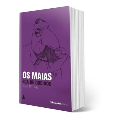 Kit Ilusões Perdidas &amp; Os Maias Honoré de Balzac e Eça de Queirós Edição de Bolso Editora Saraiva Capa Comum