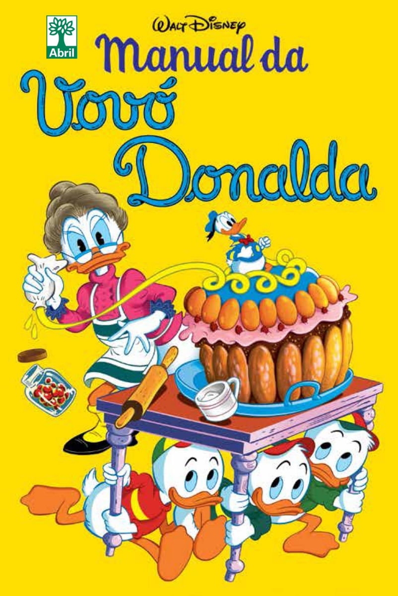 Kit Manual da Vovó Donalda & Manual do Peninha Walt Disney Edição de Colecionador Editora Abril Capa Dura
