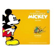 Anos de Ouro de Mickey : Os Piratas Walt Disney Edição de Colecionador Editora Abril Tiras de 1933 e 1934 Capa Dura