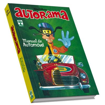 Manual do Automóvel Autorama Walt Disney Edição de Colecionador Editora Abril Capa Dura