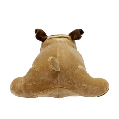 Pelúcia Cachorro Pug Marrom Deitado 27cm