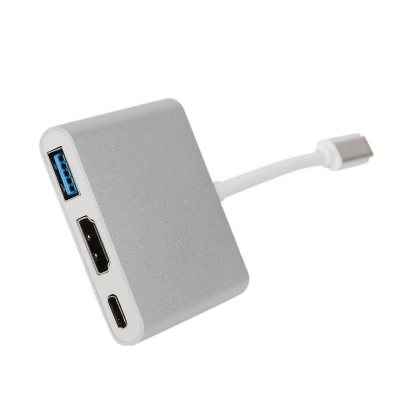 Adaptador Usb 3.1 Tipo C Thunderbolt 3.0 X Hdmi Usb 3 Tipo C