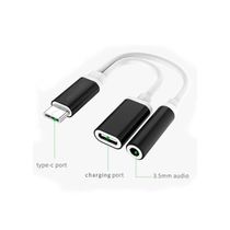 Adaptador Type C Com Saida P2 E Para Recarga Xtrad - Xt-2144