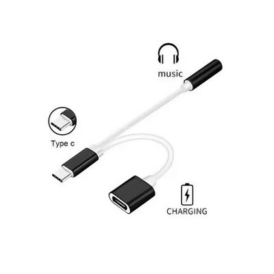 Adaptador Type C Com Saida P2 E Para Recarga Xtrad - Xt-2144