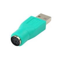 Adaptador Usb Macho X Ps2 Femea  Para Teclado Mouse