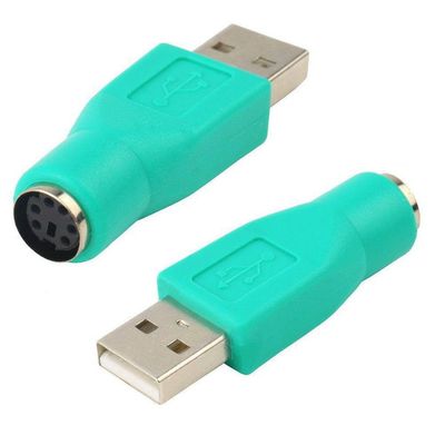 Adaptador Usb Macho X Ps2 Femea  Para Teclado Mouse