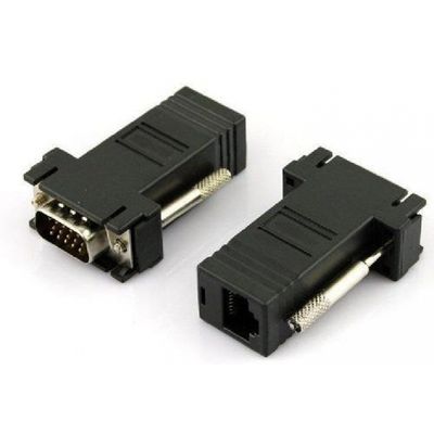 Adaptador Vga Macho X Rj45 Cabo De Rede