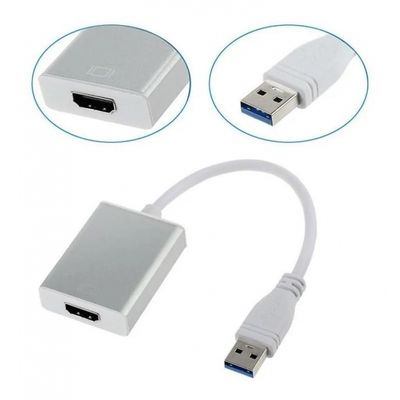 Adaptador Usb 3.0 2.0 X Hdmi Hd 1080P Tv Projetor Monitor Jn