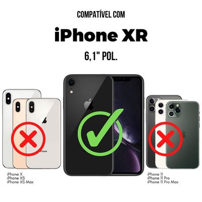 Película para iPhone XR - Defender Pro Privacidade - Preta - Gshield