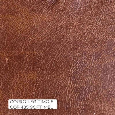 Kit 3 Poltronas Giratória Astana Couro Caramelo