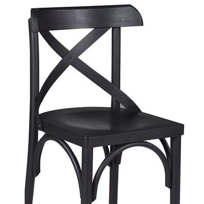 Kit 2 Cadeiras Decorativas Crift Preto - Gran Belo