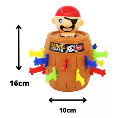 Jogo Pula Pirata Espeta Barril Ark Toys