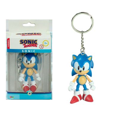 Chaveiro 3D Sonic The Hedgehog Clássico - Bbr Toys