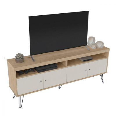 Rack Liberty Carvalho/Off White para TV até 60" Artely