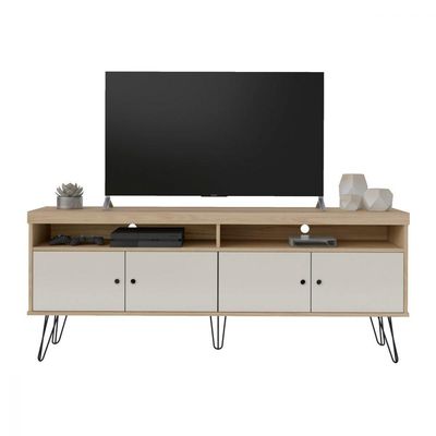 Rack Liberty Carvalho/Off White para TV até 60" Artely