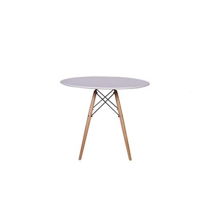Kit Mesa Jantar Eiffel 90cm Branca 3 Cadeiras Leda Branca
