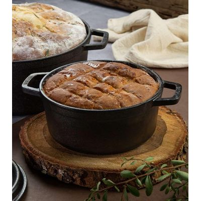 Caçarola Cocotte Pequena 18 Cm Forno Holandês Ferro Fundido Santana