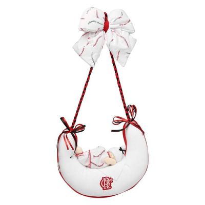 Enfeite Porta Maternidade Flamengo Meia Lua Menino