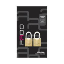 Cadeado Pado 2E-25Mm (2 Msm Segr/4 Chaves Iguais) Bl