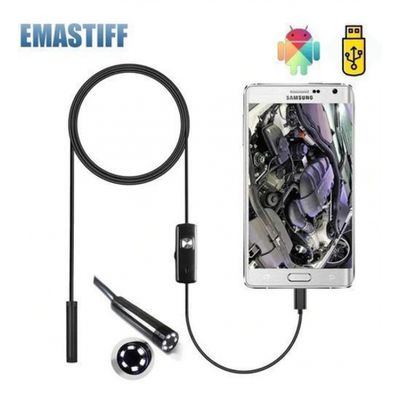 Câmera Inspeção Sonda Endoscopica 6 Led Pc Android