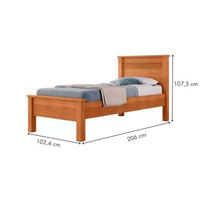Cama Solteiro Barcelona Cinamomo - Conquista