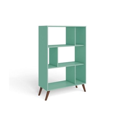 Estante p/Sala RT3015 c/ 6 Nichos 81x124cm Mel - Movelbento