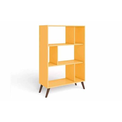 Estante p/Sala RT3015 c/ 6 Nichos 81x124cm Mel - Movelbento