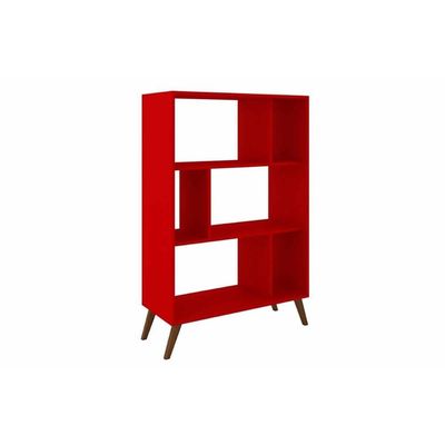 Estante p/Sala RT3015 c/ 6 Nichos 81x124cm Mel - Movelbento