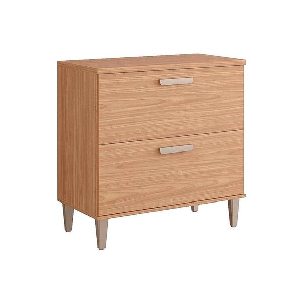 Balcão de Cozinha Bella c/1 Porta Basculante e 1 Gaveta c/Tampo 80 cm Freijo - MGM
