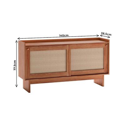 Buffet de Sala Jantar Átria 1295 c/ 2 Portas Freijo - Carraro