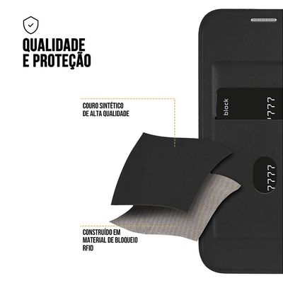 Capa para iPhone 15 - Carteira Dual - Gshield