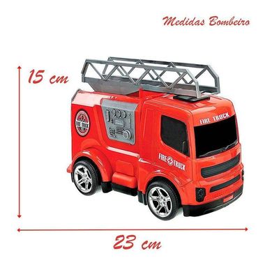 Brinquedo Caminhão Bombeiro Fire Truck