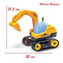 Brinquedo Trator Escavadeira Articulável Coleção Mamute Pc