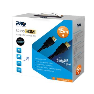 Cabo Hdmi Macho X Macho 15 Metros 3d Alta Qualidade