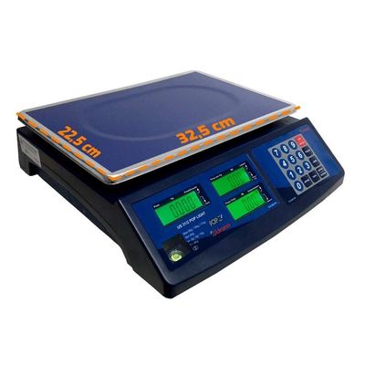 Balança Digital Us 31/2 Pop-z New Light Com Serial E Bateria 31kg Bivolt - Urano Bivolt