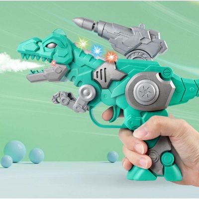 Brinquedo Arminha De Dinossauro Rex Infantil Lançador