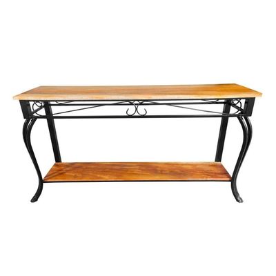 Aparador Grande Para Sala Ferro E Madeira Artesanal Tamanho 150cm