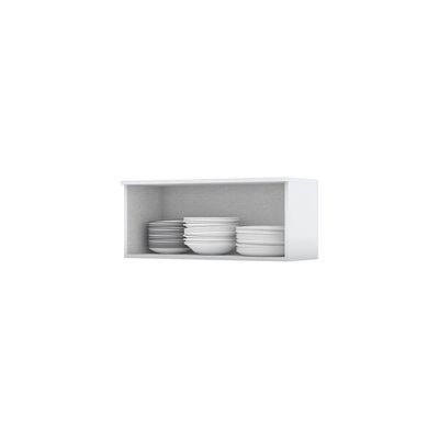 Armário Aéreo 01 Porta Basculante 80 Cm Amy Branco Hp Casa 812 Branco Hp