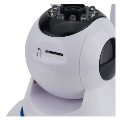 Baba Eletrônica Wifi Câmera Visão Noturna C/ Microfone