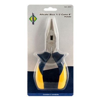 Alicate Bico 1/2 Cana Brasfort 6  Pvc Polido 8004 Blister