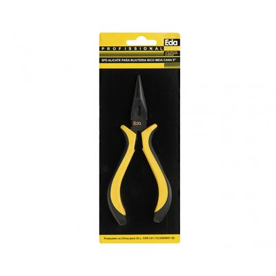 Alicate Bijuteria Eda Bico 1/2 Cana 5 Blister 9Pd