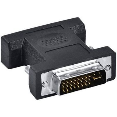 Adaptador Conversor Dvi I Macho  Vga Fêmea 15 Pinos Preto