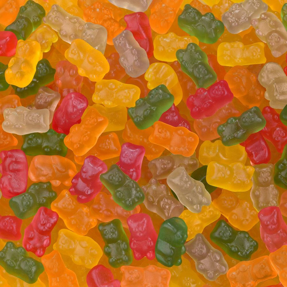 Balas Fini Sweets Ursinhos Brilho Gelatinas Pacotão de 2KG
