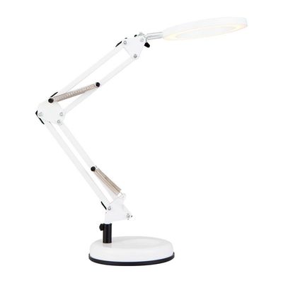 Abajur Led Mbled Ring Light Bivolt 3000k Luz Amarela Branco