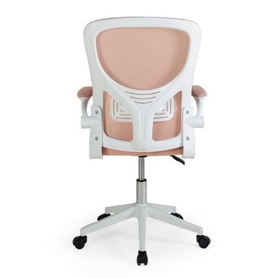 Cadeira De Escritório Mônaco Base Giratória - Rosa