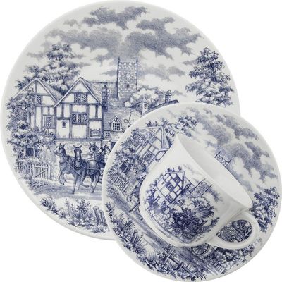 Kit Jogo Café Lanche Oxford® Biona Cena Inglesa 8 Peças